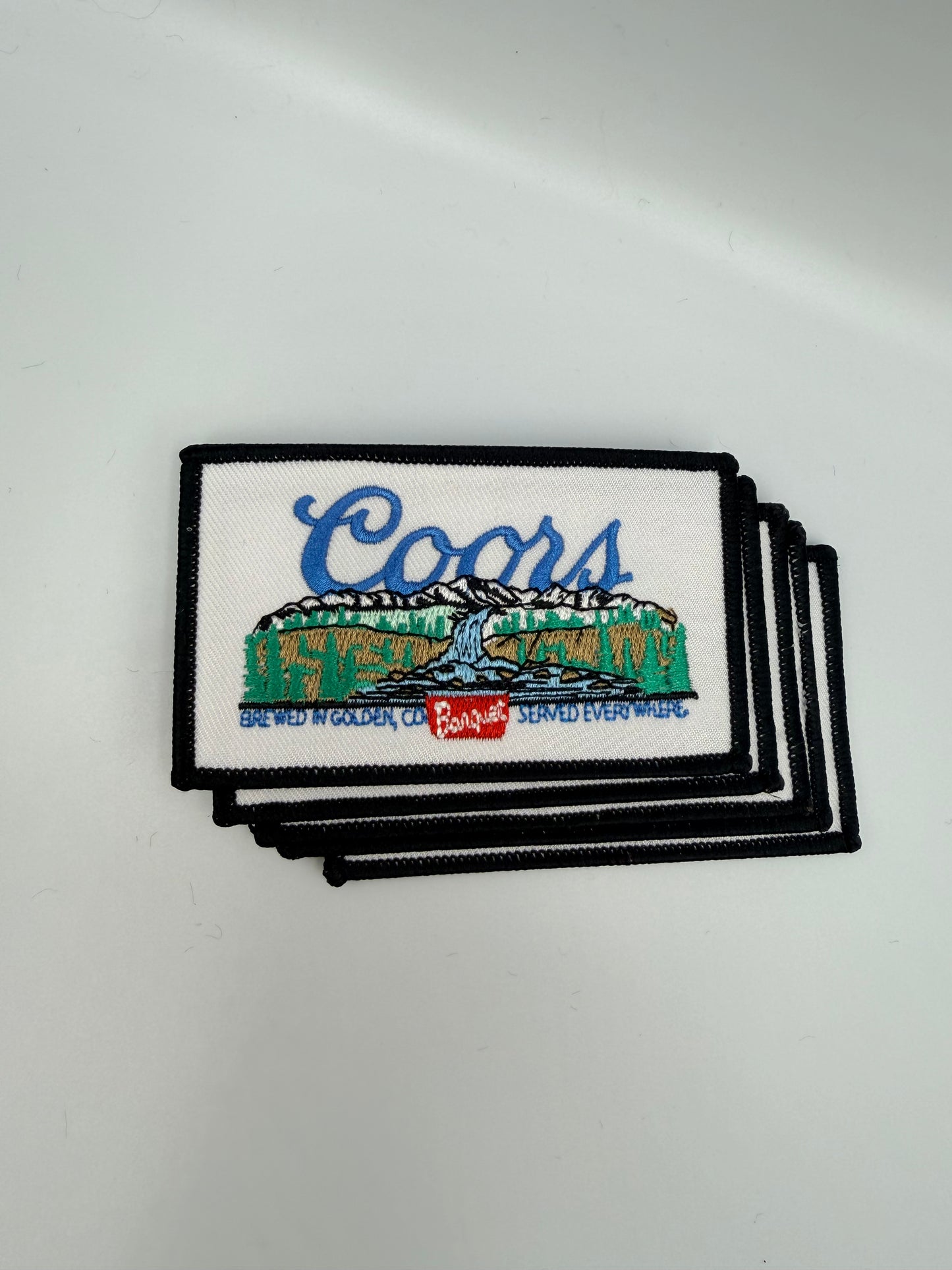 "Coors Mountains" Iron on Patch