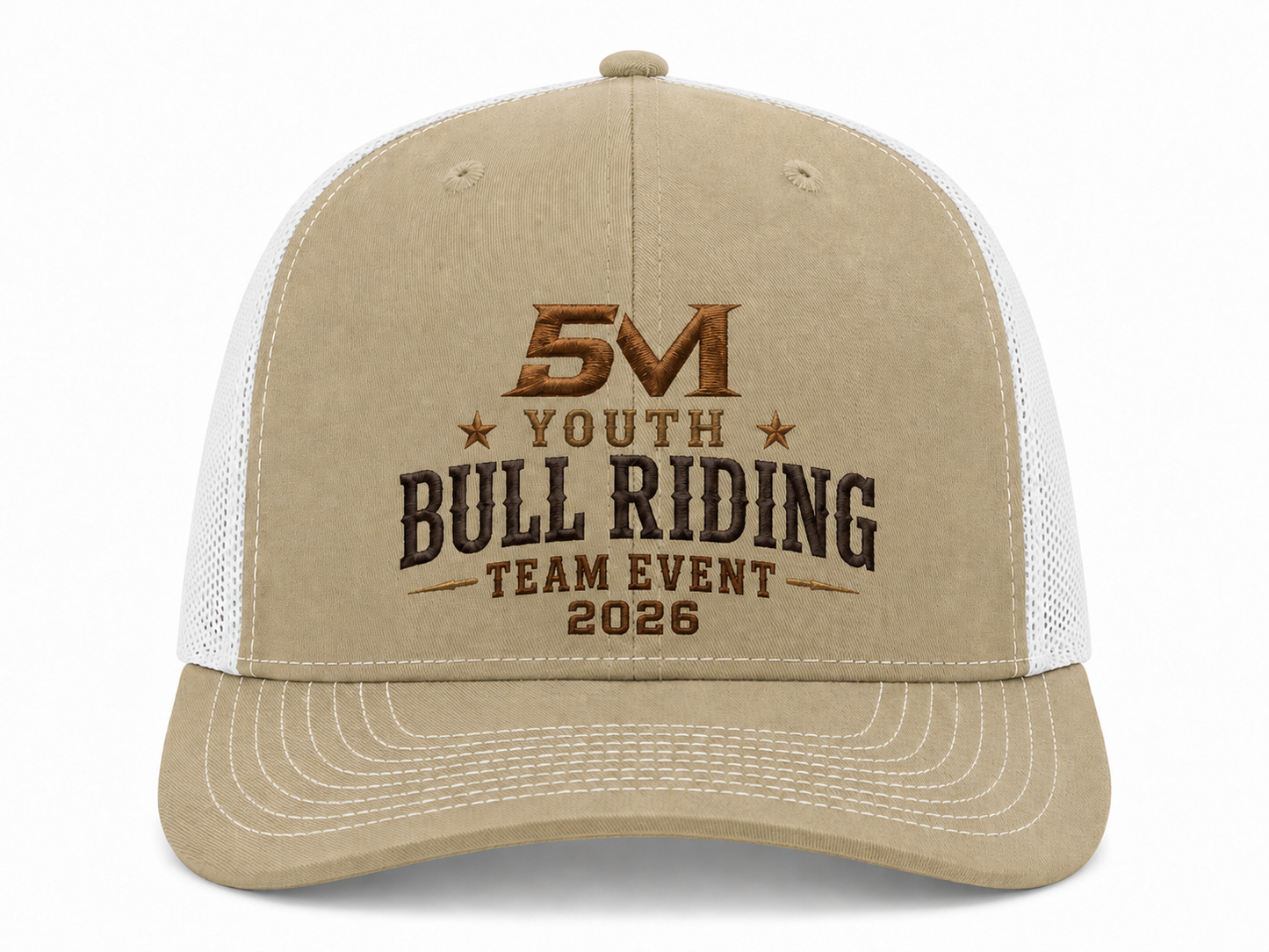 5M Youth Bull Riding Team Event Trucker Hat — Ride for Mylah