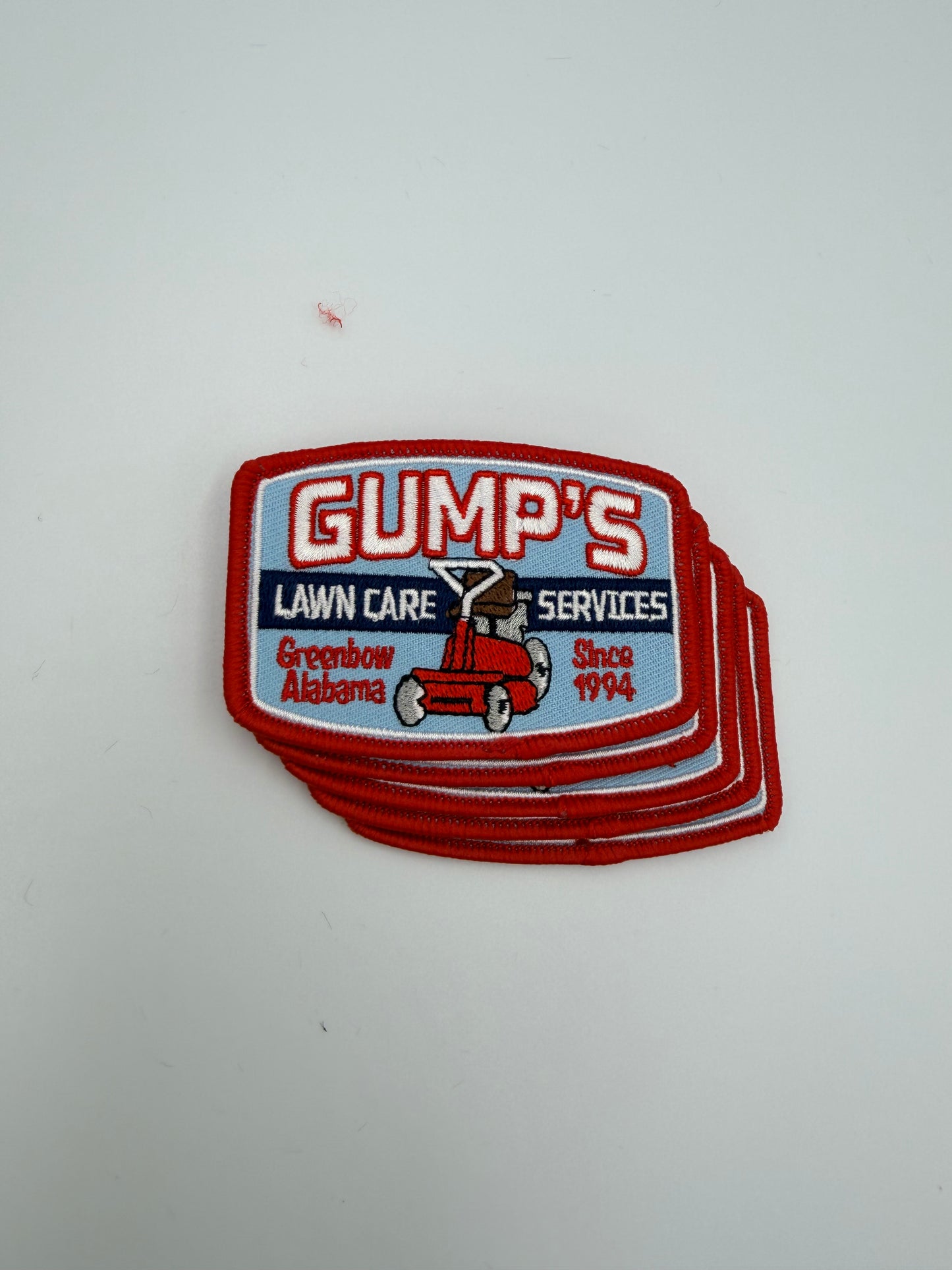 "Gump's Lawn Care" Iron on Patch