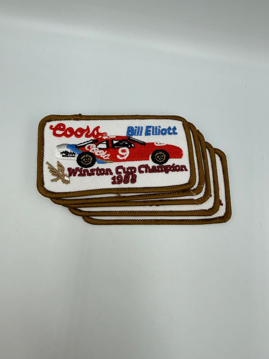 "Coors Bill Elliot" Iron on Patch