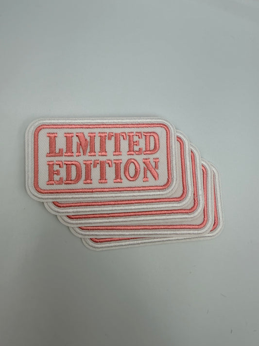 "Limited Edition" Iron on Patch
