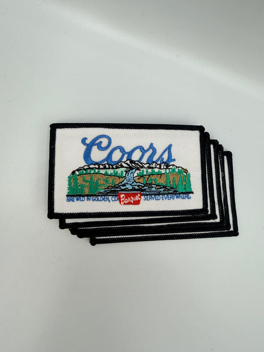 "Coors Mountains" Iron on Patch
